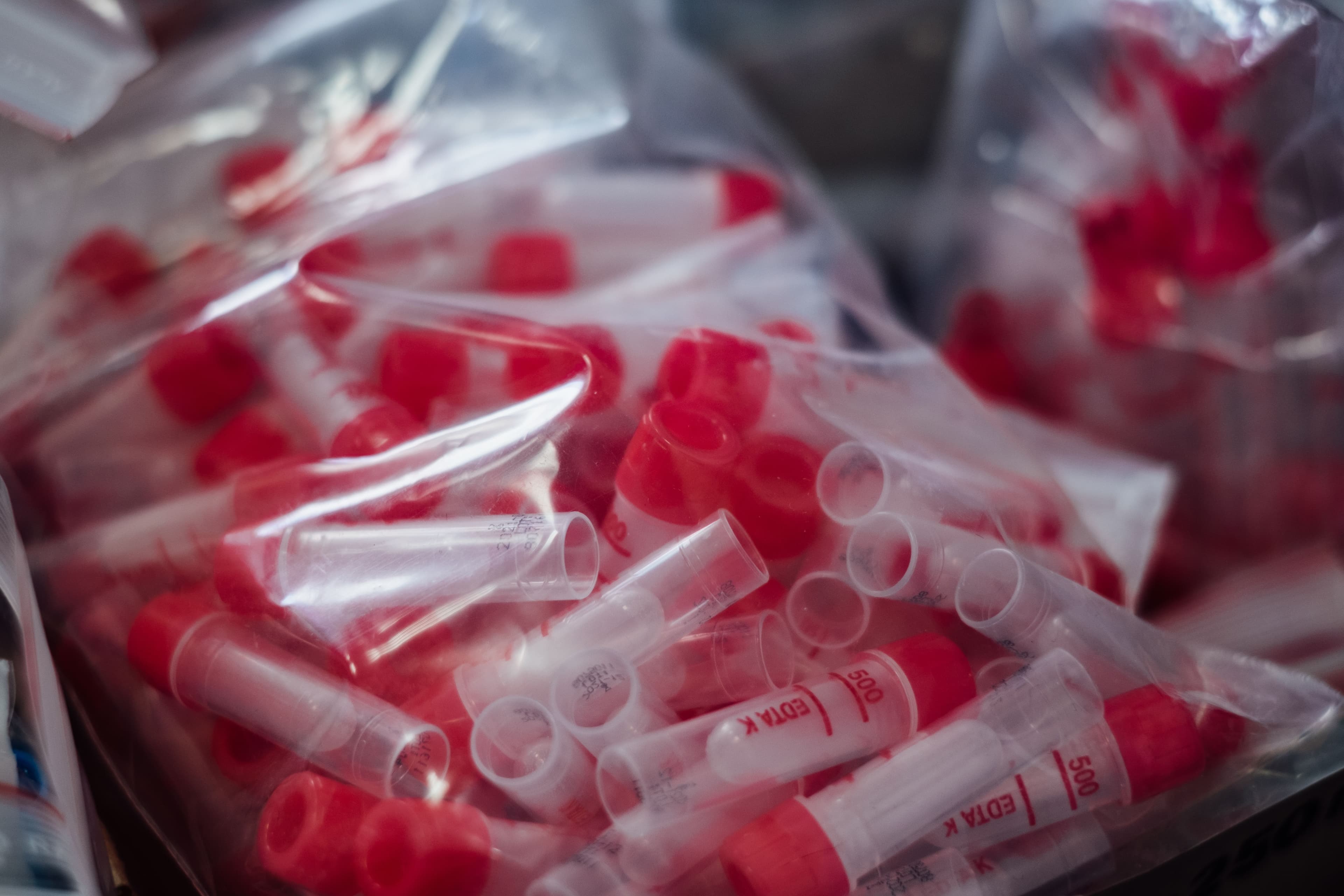 Sealed stool sample container
